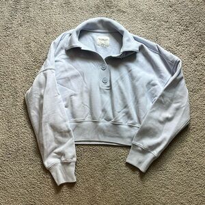 Abercrombie light blue sweatshirt
